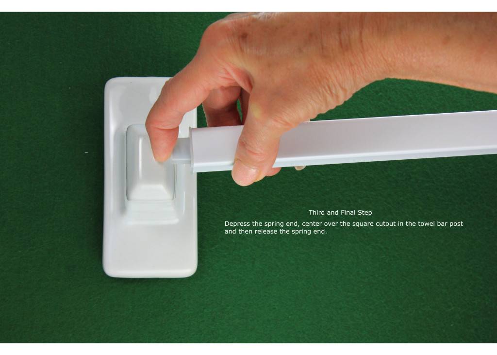 Replace Towel Bar Instructions Plum Street Pottery