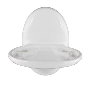Lenape Classic White Ceramic Soap Dish