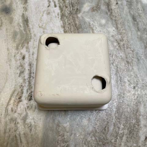 Recessed Black Porcelain Soap Holder