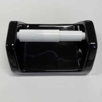 Lenape Black Ceramic Toilet Paper Holder