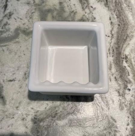 White Ceramic Soap Dish